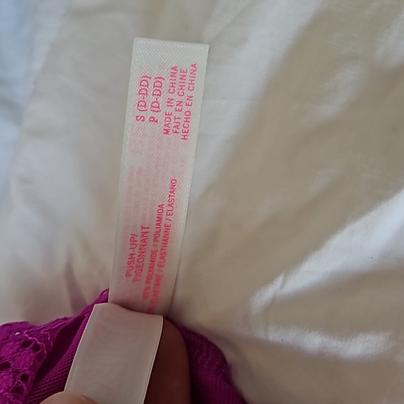 NWT PINK Victoria's Secret Push Up Racer back Bralette - Picture 10 of 13